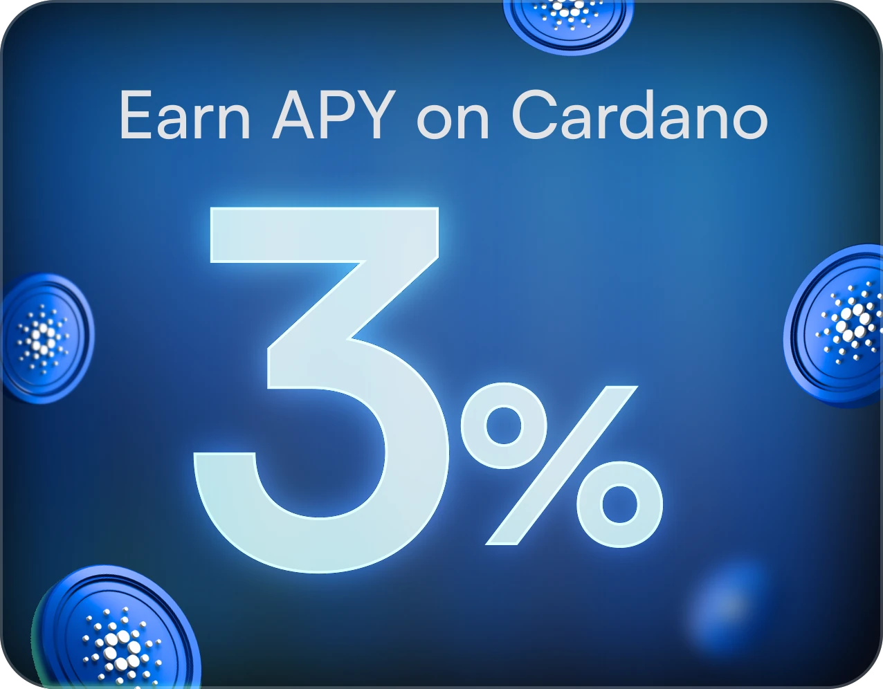 Earn APY on Cardano